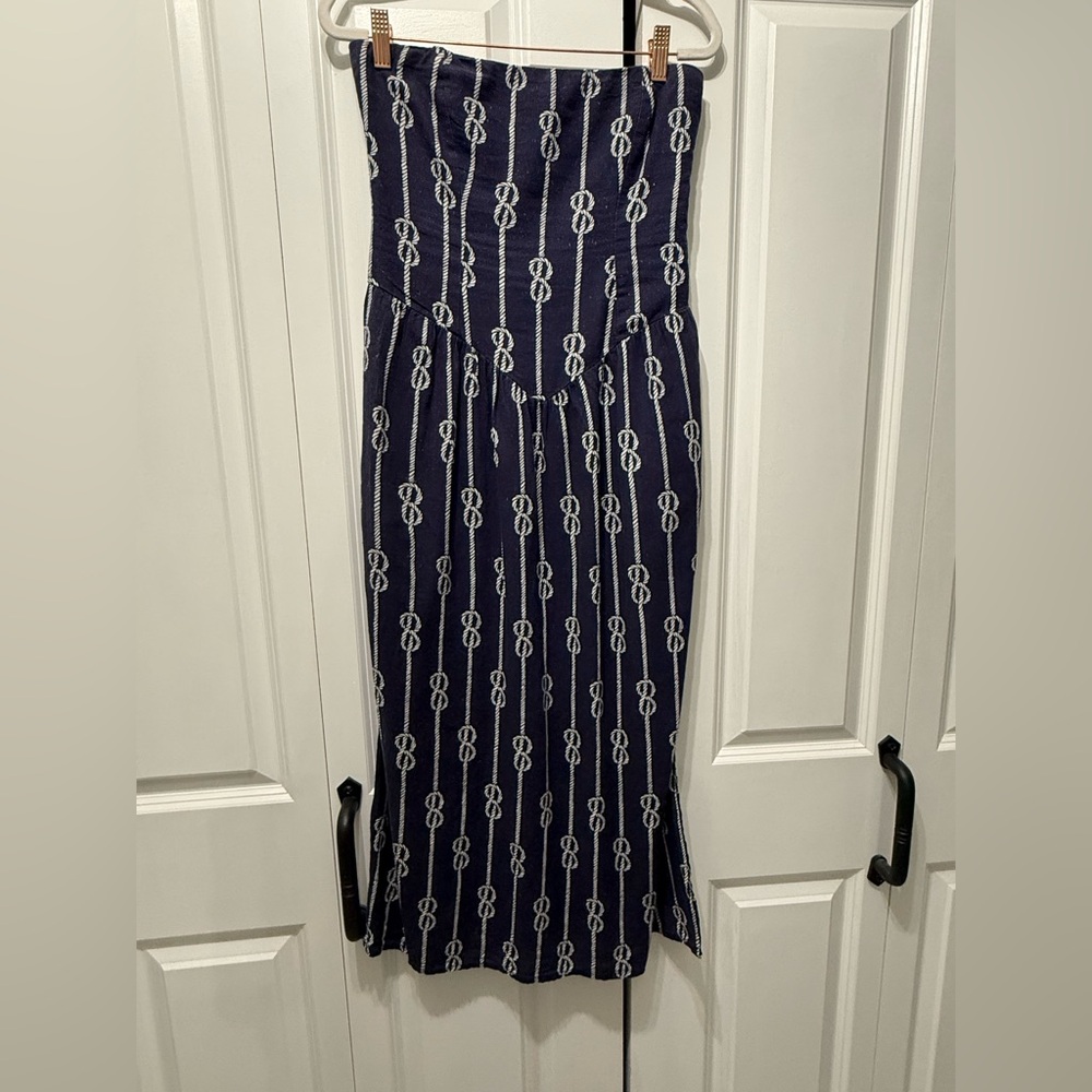 Gorgeous strapless midi dress from Anthropologie… size small petite